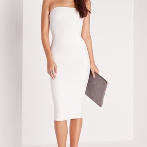 NWT Missguided strapless bodycon dress